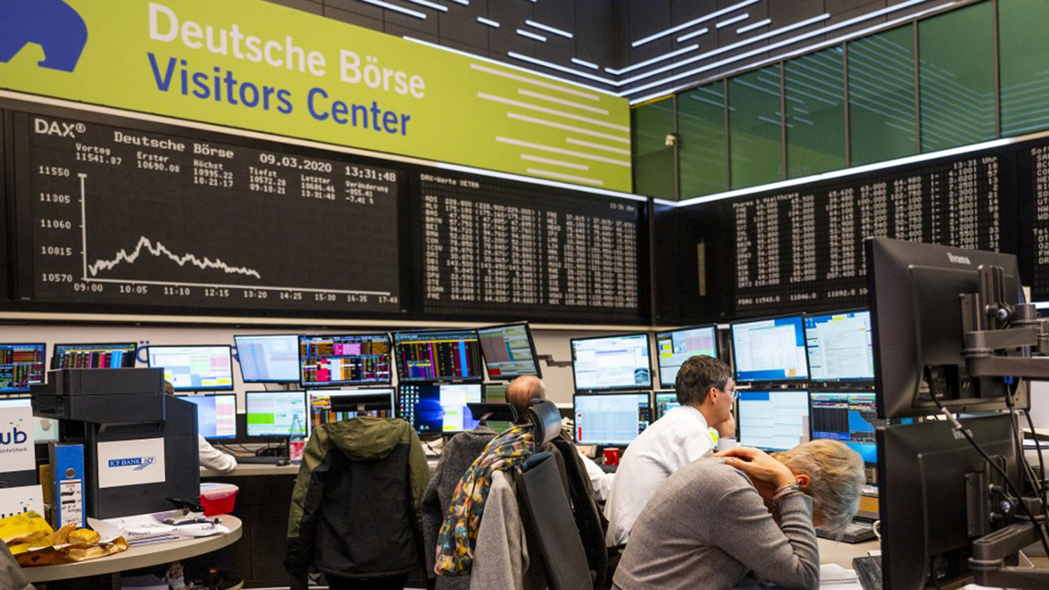 2020年3月9日，德国法兰克福证券交易所。.jpg